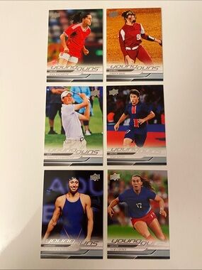 2025 Upper Deck Goodwin Champions Young Guns Lot (6 Cards)
